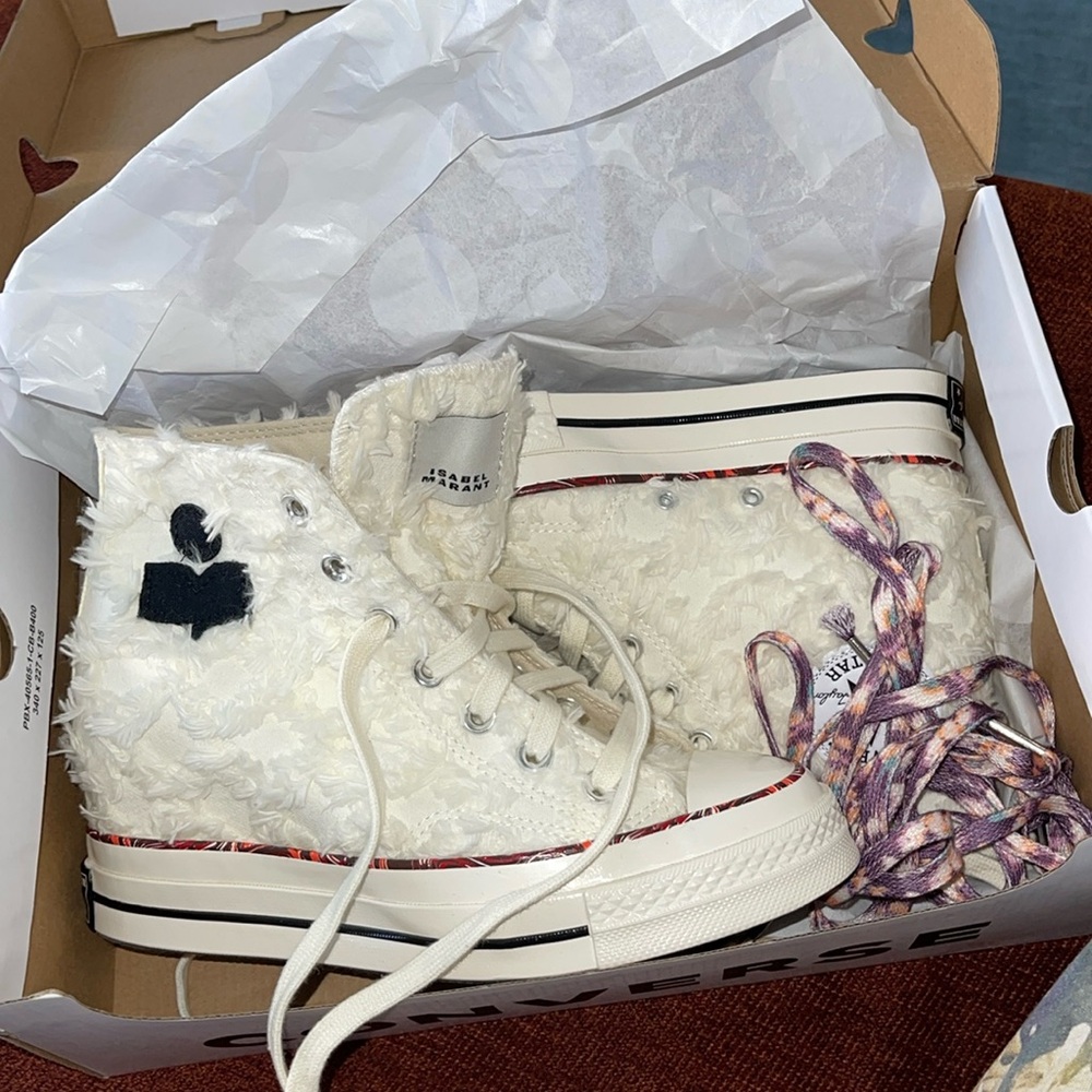 Isabel Marant sneaker wedges x converse